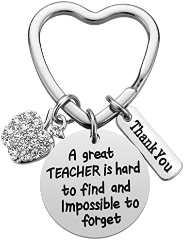 Подаръци учител в знак на признателност Подаръци Учител за жени, Отличен Учител е Трудно да се Намери и е Невъзможно да се Забрави, Ключодържател за Учители, Коледн?
