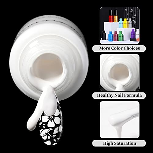 Лак за стемпинга NICOLE ДНЕВНИК маникюр - Комплект Лакове за стемпинга 12 Цвята за дизайна на ноктите, със собствените