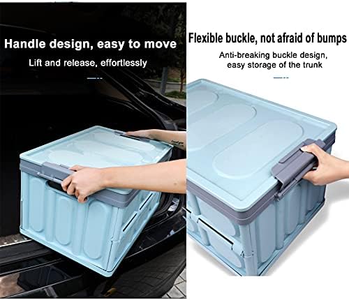Здрава Пластмасова Сгъваема Кутия за съхранение, Штабелируемые Кутии за съхранение на Продукти, Органайзер за контейнери, Здрава Кутия