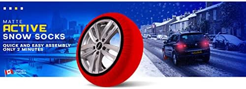 Зимни Чорапи за автомобилни гуми Премиум-клас с Текстилни Вериги за сняг серия ExtraPro За Chevy Tahoe (Средно)