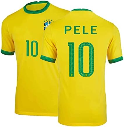 Тениска за възрастни National Soccer Pele-Dico 10 Legend (на Малката, жълта)