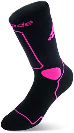 Дамски чорапи Rollerblade Performance За каране на ролкови кънки, Мультиспортивные, Черно и розово, Среден размер