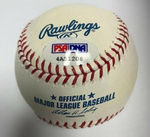 Хави Гера Подписа MLB Бейзбол Dodgers Padres PSA 4A51206 - Бейзболни Топки С Автографи