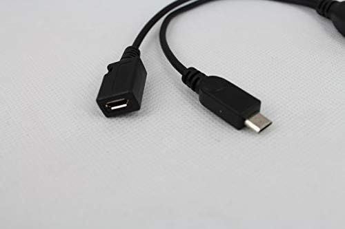 Подмяна на кабел OTG от 3 пакети за Пожар Stick 4K, съвместим Samsung, Замяна за Fire TV, съвместим с LG Android Телефон Tablet Micro USB