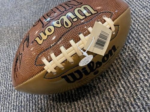 Университета в Питсбърг на име Дан Марино Пит подписа договор с Футболни делфини №13 Jsa - Каски NFL с автограф