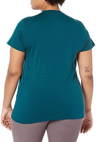 Женска тениска Smartwool от мериносова вълна голям размер с къс ръкав (оборудвана приятелка)