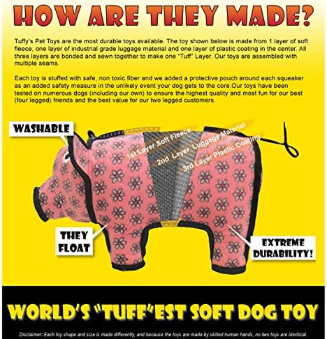 ТАФФИ - Най-меката играчка за кучета от власинките в света - Мышонок със Селския двор - БЕЗ пищалок - Многопластови. Изработен