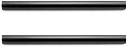 NICEYRIG 8-Инчов пръчка алуминиева сплав 15 мм, с резба M12 за раменна опора 15 мм, Follow Focus, Mattebox - R051