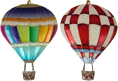 Комплект накити В Балон с Горещ въздух - Цветни Декорации с Балон От Калай 3D