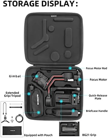 Преносим калъф за носене Anbee Ronin RS3, чанта за съхранение, През рамо, Пътна Твърда кутия, Съвместима с Ръчно 3-Осово карданным стабилизатор на DJI Ronin RS3