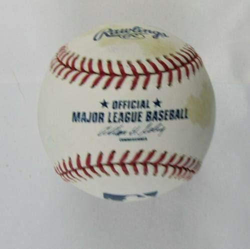 Лайл Овербей Подписа Автограф Rawlings Baseball B121 - Бейзболни Топки С Автографи