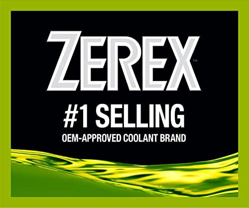 Zerex Оригинален Зелен Низкосиликатный 50/50 Предварително Разреден Готов за употреба Антифриз/Охлаждаща течност 1 GA