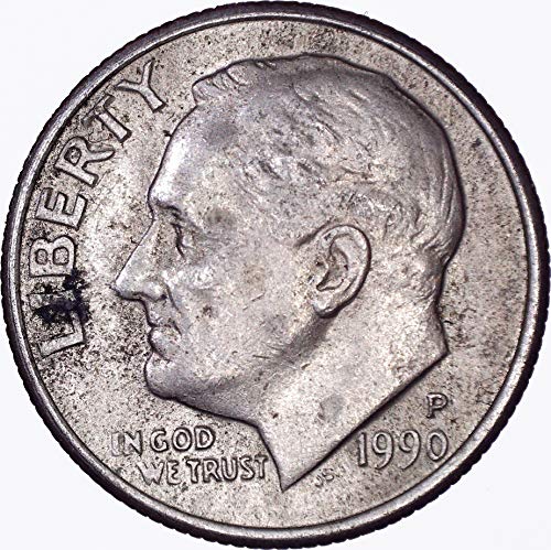 1988 Rv Рузвелт 10 цента Около необращенного