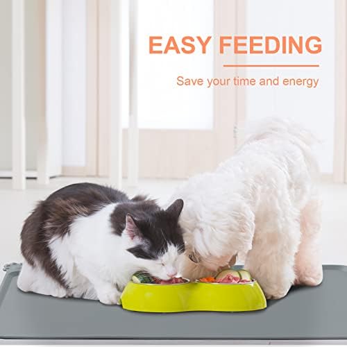 Силиконов тампон за кучешки купички emolife, водоустойчив кърпички за котки мисок, могат да се мият в съдомиялна машина, антипригарный храна за домашни любимци, аксесо