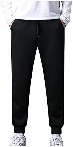 QTOCIO Мъжки Ежедневни Панталони за Джогинг Slim Fit Спортни Спортни Панталони за Занимания във фитнеса, Спортни Панталони за Йога с Цветен