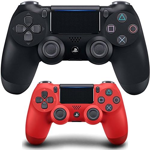 Безжичен контролер на Sony за Playstation 4 Черен (3001538) DualShock 4 Безжичен контролер на Магмата Red за Playstation 4