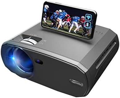 WERFDS V50 Преносим проектор 5g Mini Smart Real 1080p Full Movie Proyector 200Led Проектор с голям екран (Цвят: D)