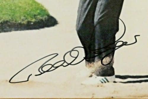 Бакърджиев Бернхард Лангер Подписа Снимка с размер 5х7 със Стикер JSA Без карта - Снимки голф с автограф