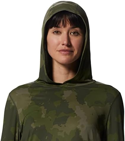 Дамски hoody с дълъг ръкав Crater Lake Mountain Hardwear за туризъм, къмпинг, планинско катерене и ежедневни облекла