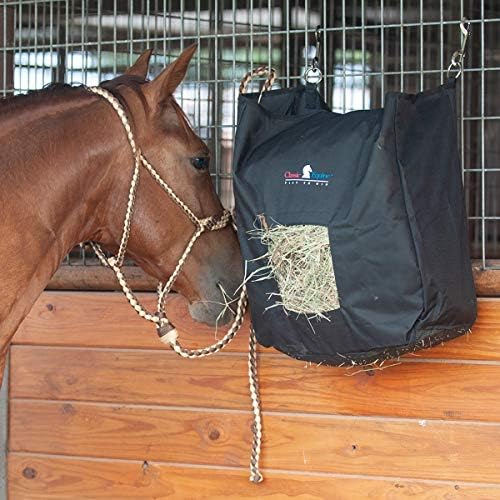 Класическа Базова Чанта за Сено за конете 2, Черен