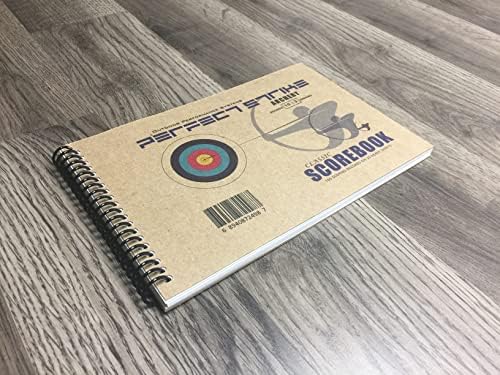 Идеалната книга за РЕЗУЛТАТИТЕ стрелба с лък, с Правила и инструкции за брои точки: Сверхпрочная. Отличен за тренировки и състезания.
