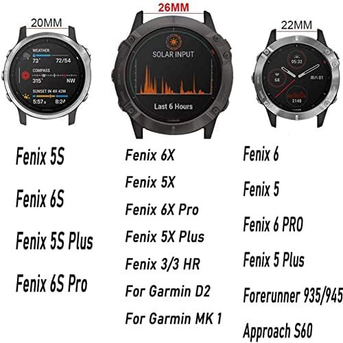 IRJFP 22 мм 26 мм и Каишка за смарт часовници на Garmin Fenix 6 6X Pro 5X5 Plus Быстроразъемный Каишка За Garmin D2/D2 Delta