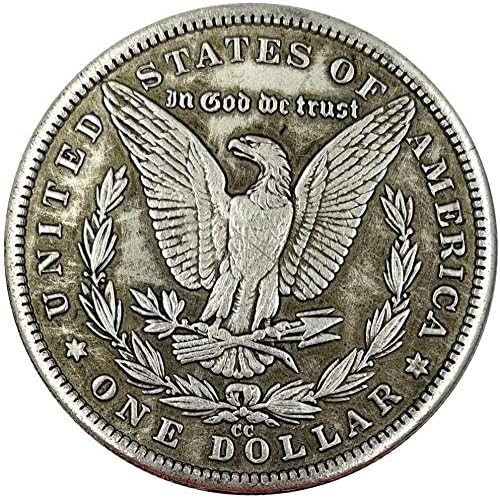 Американската Търговия с Валута Morgan Silver Dollar 1891 Morgan Eagle Чуждестранна Антични Копие на Сребърен Долар за Домашен интериор