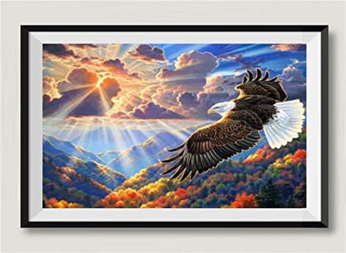 Орел, Летящ към Слънцето - Дървен Пъзел от 1000 Части - рожден Ден