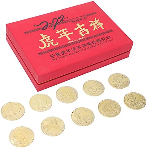 Подаръци ABOOFAN Goldendoodle 1 Комплект Китайската Коледна Търговски Монета Година на Чара Година монети Възпоменателна Монета
