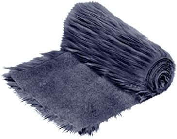 FabricLA Wooly ролка от изкуствена кожа - Акрилен плат 8 X 60 см ролки от кожа - Материал от изкуствена кожа - Използвайте изкуствена