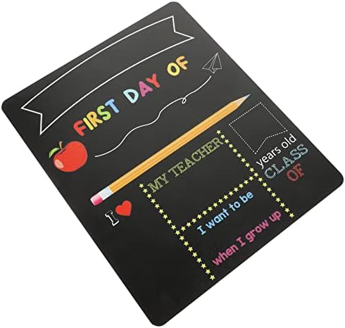 Tofficu Креда бяла Дъска Креда плака Първия ден в училище Дъска Първият Ми в училище Знак за Многократна употреба Ученически
