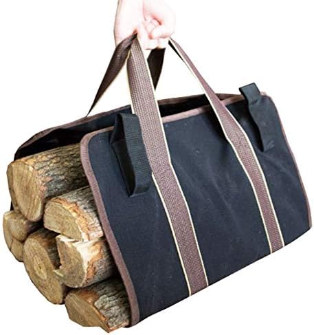 SYKSOL GUANGMING - Вътрешна Холщовая чанта за съхранение на дърва за огрев, Мини-Манто Чанти за съхранение на Дърва за огрев, Държачи