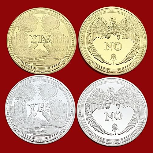 да, сребърно покритие Възпоменателна Монета Angel No Decision Coin Ada Криптовалюта с Предпазен ръкав Лъки Coin Лична Любителски