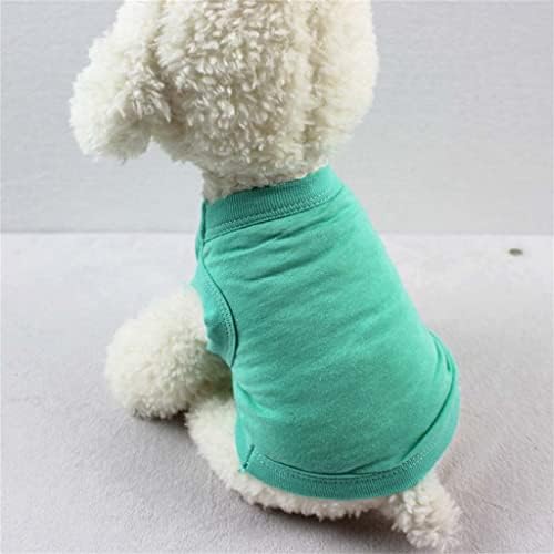 IULJH/ Лятна однотонная дрехи за кучета, мек Монофонични жилетка за малки кученца, Долната риза, подходяща за малки и средни кучета (Цвят: