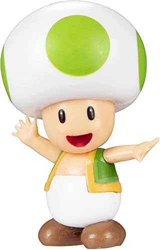 Мини-фигурка на World of Nintendo Super Mario 2.5 инча със зелена крастава жаба