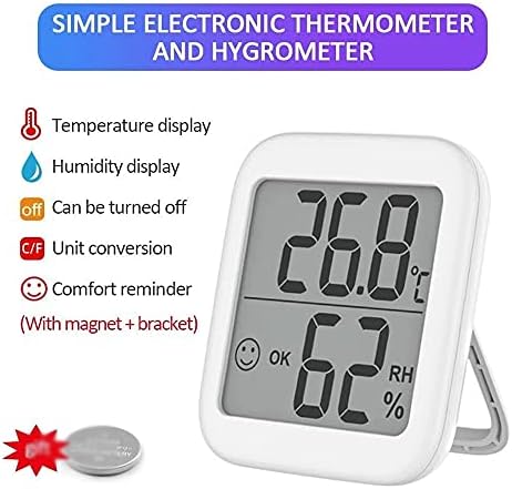 ZJHYXYH Мултифункционален Термометър-Влагомер Автоматичен Електронен Термометър за следене на Температурата и Влажността