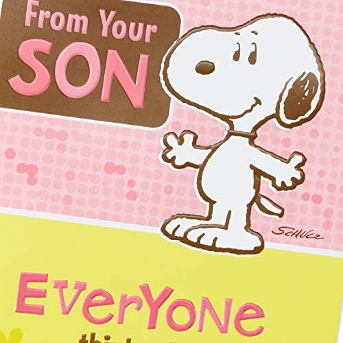 Маркова забавна картичка за Деня на майката от Сина (Снупи)