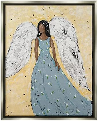 Снимка на Stupell Industries Прекрасна Жена-Ангел, Стенно Изкуство в Плаваща рамка, Дизайн Jade Рейнолдс