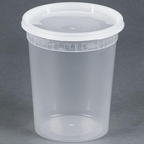Пластмасов контейнер за приготвянето на супа на микровълнова фурна на храна за вкъщи тегло 32 грама с капаци, в 25 грама