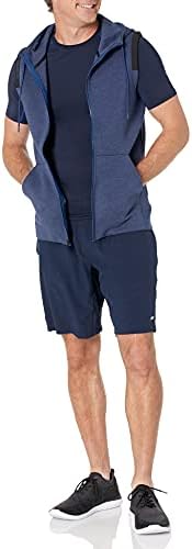 Мъжки спортни къси панталони Essentials от еластичен плат с дължина 9 см
