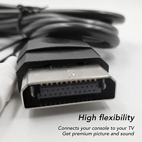 AV кабел за конзола, материал PVC 5,9 метра За предотвратяване на Смущения Слот Аудио Видео Кабел, Щепсела и да играе за телевизор