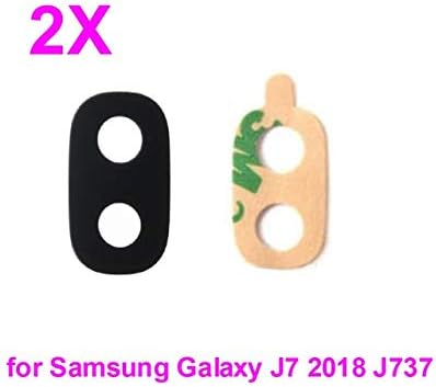 2X PHONSUN Сменное Стъкло на Обектива на Задната камера с лепило за Samsung Galaxy J7 2018 J737T J737A J737P J737V J737R4 J737