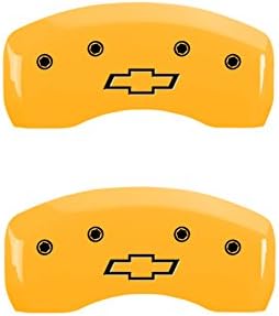 Капачки на челюстите MGP 14237SBOWYL Жълта капачка на челюстите (комплект от 4 броя, отпред и отзад гравирано: пеперуда, жълто прахово