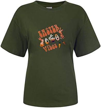 Годишният Есенен Топ Тениска за Момичета, Памучен Тениска с Къс Ръкав и Кръгло Деколте, Графични Сладки Смешно Костюми
