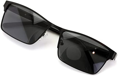 V. W. E. Мъжки Правоъгълни Метални Очила Премиум-клас с Пластмасово виском Extra Large Reader - Очила за четене в рамки с ширина 152 мм