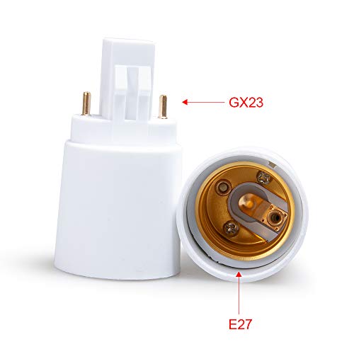 Адаптер за led контакти GX23 ДО E27/E26, Гнездо за електрическата крушка, Адаптер за основание лампи, Конвертори, Притежателят
