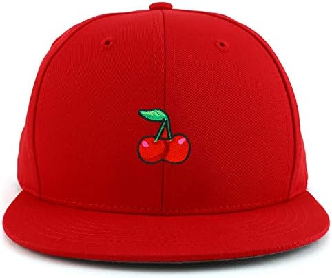 Бейзболна шапка Armycrew Cherry Patch Младежки Размер Flatbill възстановяване на предишното положение с панти капак