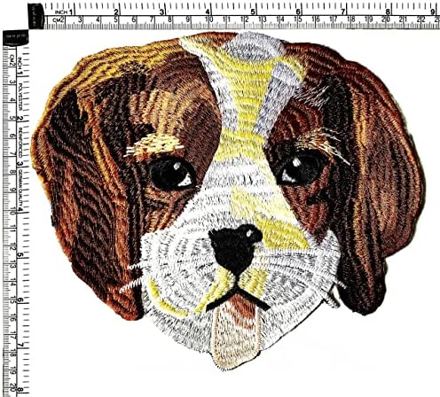 Kleenplus. Голямо куче порода Джамбо Бийгъл, скъпа нашивка, бродирана апликация, дрехи от ръчно изработени аксесоари за костюм на Направи си сам