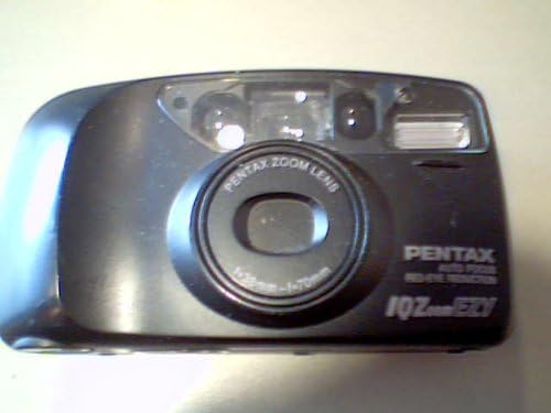 Asahi Opt. Co., Ltd. 35-мм филмова камера Asahi Pentax IQZoom EZY с варио обектив Pentax F = 38 мм ~ f = 70 мм (черен цвят)