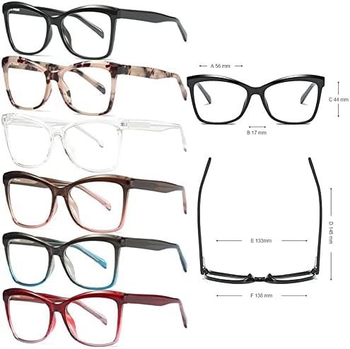 Очила за четене RESVIO за жени и мъже, Модни Очила за четене, Ръчна изработка на Негабаритной Рамки с Пружинным тръба на шарнирна Връзка,